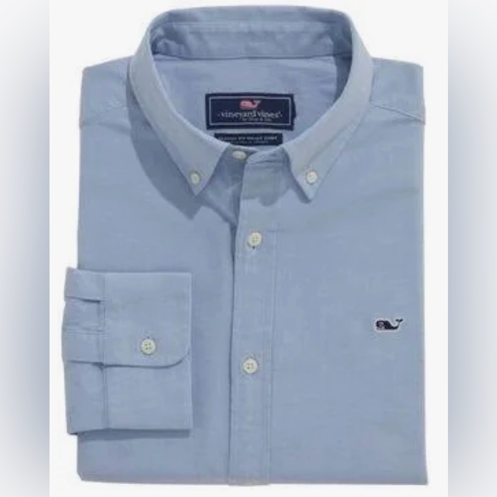 Vineyard Vines Boy’s Light Blue Button Down Shirt